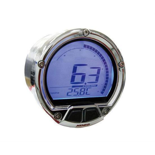 Koso BA555B12 D55 DL-02R Drehzahlmesser/Thermometer (LCD Display, max 250 Grad C, max 20000 U/min),