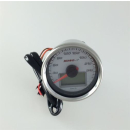 Koso BB551B14 D55 GP Style Tachometer (max. 260 kmh, weiss),