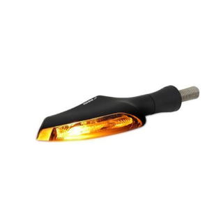 Koso HB030010 LED Blinker Infinity-R, schwarz, Rauchglas, Rueck- und Bremslicht,