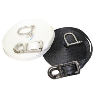 SAFEOLINA-Komplettset 12m mit Schäkel schwarz, AC2112