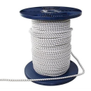 Gummileine "ALSTER"  6 mm WEISS  75m, AL061-75