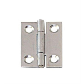 Scharnier schmal Edelstahl matt 60 x 34 x 1.2mm, AV10501060