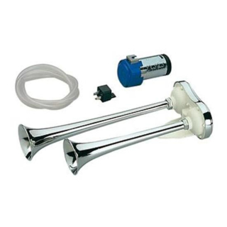 Signalhorn doppelt mit Kompressor 39cm, AX30402