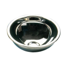 Handwaschbecken Edelstahl oval 355x220mm, BK13135