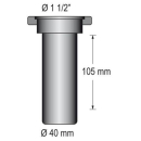 Schlauchanschlussstück 1 1/4" für 25mm Schlauch, BK16013