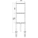 Teleskop-Badeleiter 3 Stufen Länge ca. 88cm, BL2103