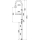 Badeleiter klappbar mit Handlauf 4 Stufen, BL2304