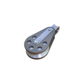 BARTON,Einfach-Fallblock m. festem Auge Alum.Scheibe 63mm, BT91700