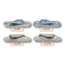 CLAMCLEAT(tm)RACING SAIL 3-6mm+Gegenpl.+Nieten, CL273PR