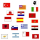 Flagge 20 x 30 cm SPANIEN, DVE20
