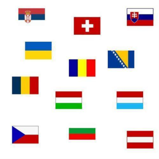 Flagge 20 x 30 cm LUXEMBURG, DVL20