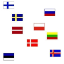 Flagge 30 x 45 cm LETTLAND, DVLL30