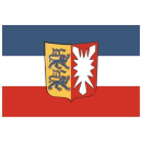 Flagge 30 x 45 cm POMMERN, DVPOM30
