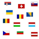 Flagge 30 x 45 cm RUMÄNIEN, DVRO30