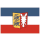 Flagge 20 x 30 cm SCHLESWIG-HOLSTEIN (Wappen), DVSH20W