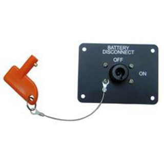 Batterieschalter 75A 12V mit Montageplatte, EK10040