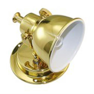 Kojenleuchte DE LUXE Messing lackiert 75mm 15W, EK12220