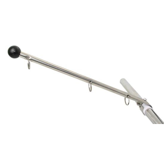 Flaggenstock Edelstahl 39cm für Relingsmontage, EK16070