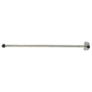 Flaggenstock AISI316 51cm mit Spiegelhalterung, EK16071