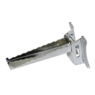 anklappbare Maststufe Edelst. mit Nylon Einlage, EK31602