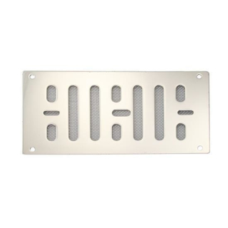 Lüftungsblech Edelstahl 229 x 76mm mit Screen, EK46805