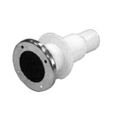 Borddurchbruch Acetal 1 1/2" Edelst.kappe+Ventil,...