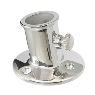 Flaggenstockhalter m. Schraube für 32mm Edelstahl, EK86618