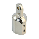 Edelstahl Endstück mit 2 Schrauben 25mm, EK90525