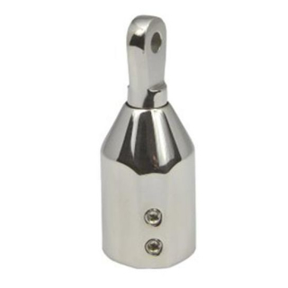 Edelst.Sprayhoodbeschlag 25mm Endstück einstellbar, EK94925