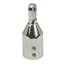 Edelst.Sprayhoodbeschlag 25mm Endstück einstellbar,...