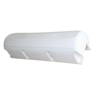 BUMPER Stegfender 885x270x270mm weiß Spezialkante, ESBUMP2