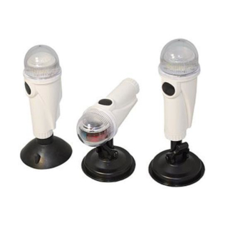 LED Nav-Licht Signal weiß Super-Saugfuß 20cm hoch, EZ54917