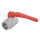 Kugelsperrventil Ms58 verchr. roter Hebel 1 1/2", FZ0138