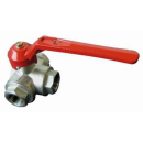 Zweiwege-Kugelhahn Ms58 vern. roter Hebel 2", FZ1150