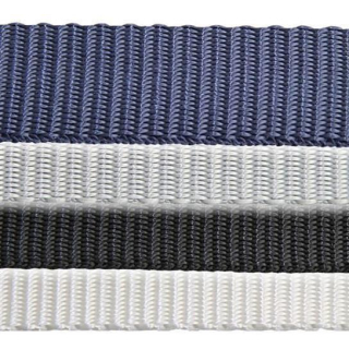 100m-Rolle Polyprop-Gurtband 25mm breit schwarz, GW6925