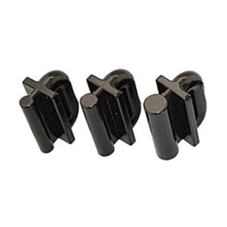 Zwischenrutscher schwarz 7mmØ VP=10St., HA1058-10