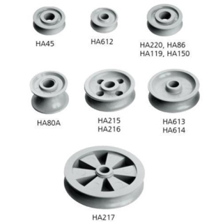 Rolle aus Acetal 74 x 12.5mm, HA217