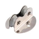 Decksrolle klein mit zwei Rollen für Tauwerk, HA4301