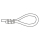 Clamps X3 für 10mm Gummileine im 100-Stück-Pack, HB10-100