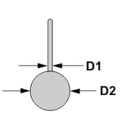 Rutscher 10mm für Schothornplatten HD2140/A, HD2142