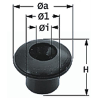 Persenningknopf Kunststoff weiß (10-St.Pack), HD599-10