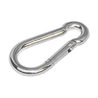 Karabinerhaken verzinkt ohne Auge 40x 4mm(10er-P.), KK3140-10