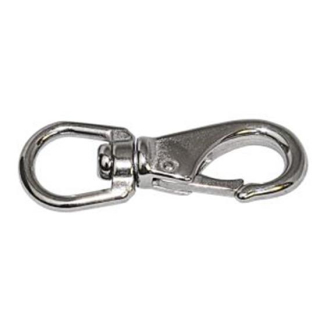Edelstahl-Schnapphaken;Wirbel;großes Auge; L:85mm, KK6033