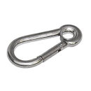 Edelst.-Karabinerhaken mit Kausch 60x 6mm <2 Stk>,...