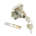 Zylinder-Kastenschloss Typ 3310 Messing vernickelt, LA331024KD