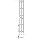 Klavierband Typ LSD-30 Edelstahl gebürstet 450mm,...