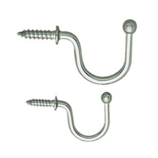 Edelstahlhaken TF 30mm 10-Stück-Packung, LATF30