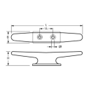 Belegklampe Nylon 170mm weiss, MB3317W