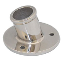 Flaggenstockhalter Edelstahl schräg 30mm -Ablauf-,...