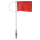Verklicker mit Seitenhalter und Tuch rot 100mm, MB6103-6
